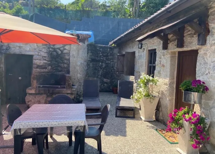 Casa Con Privada Dom wakacyjny Moaña